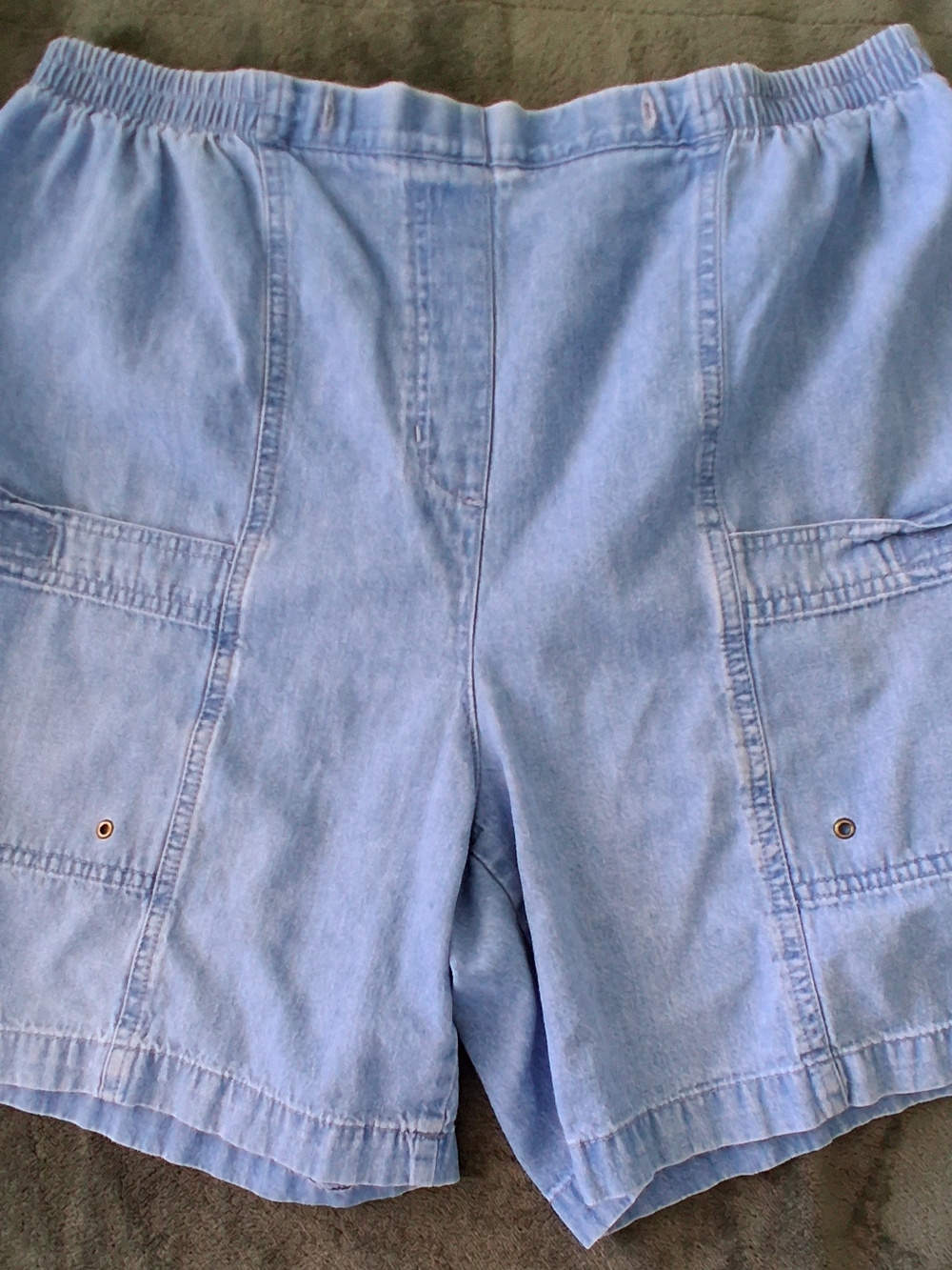Allison Daley Light Blue Cargo Shorts